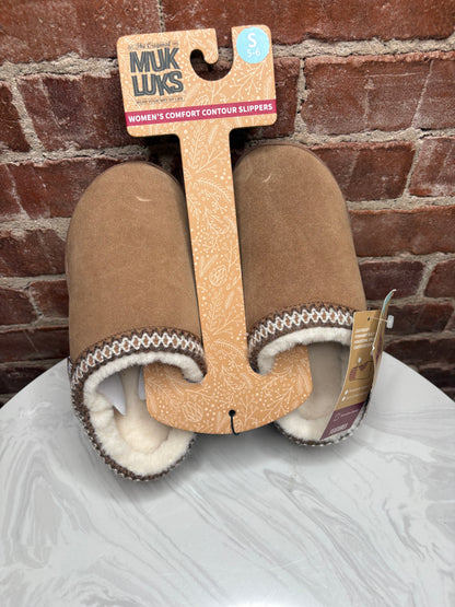 MUK LUKS Jordi Clog Suede Slippers