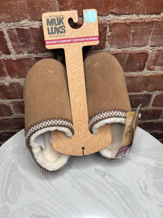 MUK LUKS Jordi Clog Suede Slippers
