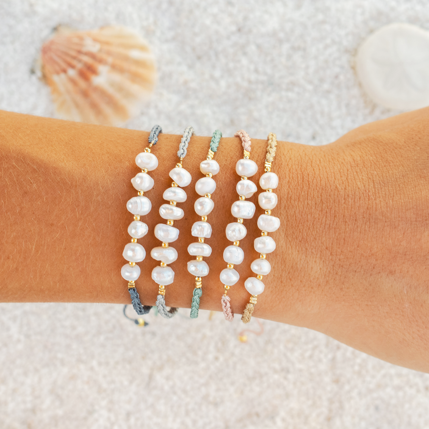 Sandkissed Mermaid’s Pearl Bracelet