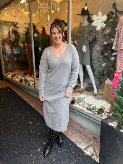 *Final Sale* So Chilly Sweater Dress