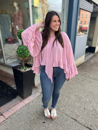 Pinky Promise Chiffon Blouse