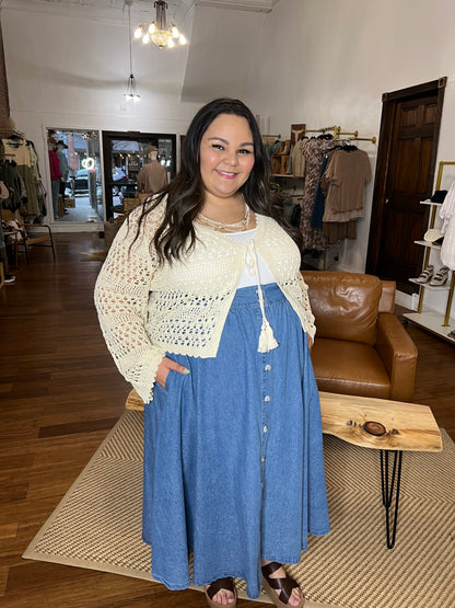 *Final Sale* WB Denim Skirt