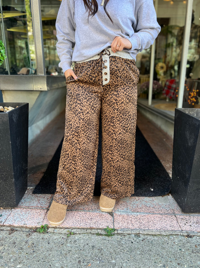 On And On Leopard Pants