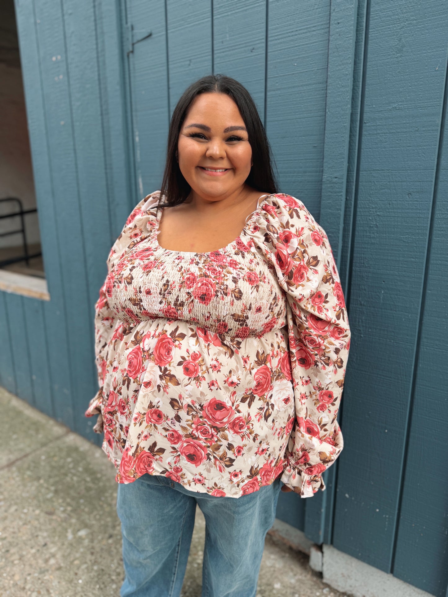 Love Myself Floral Blouse