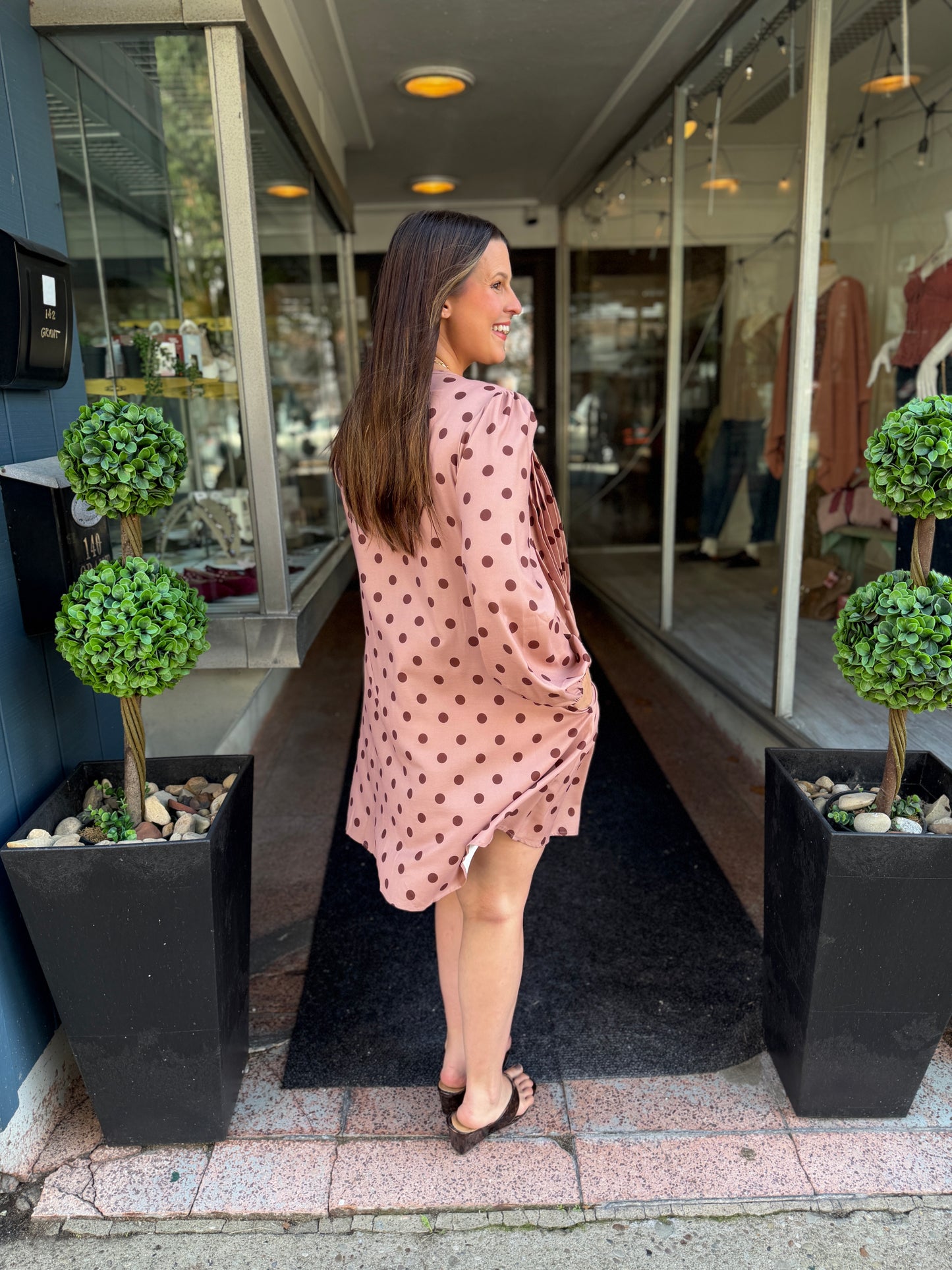 Feel Good Polka Dot Dress