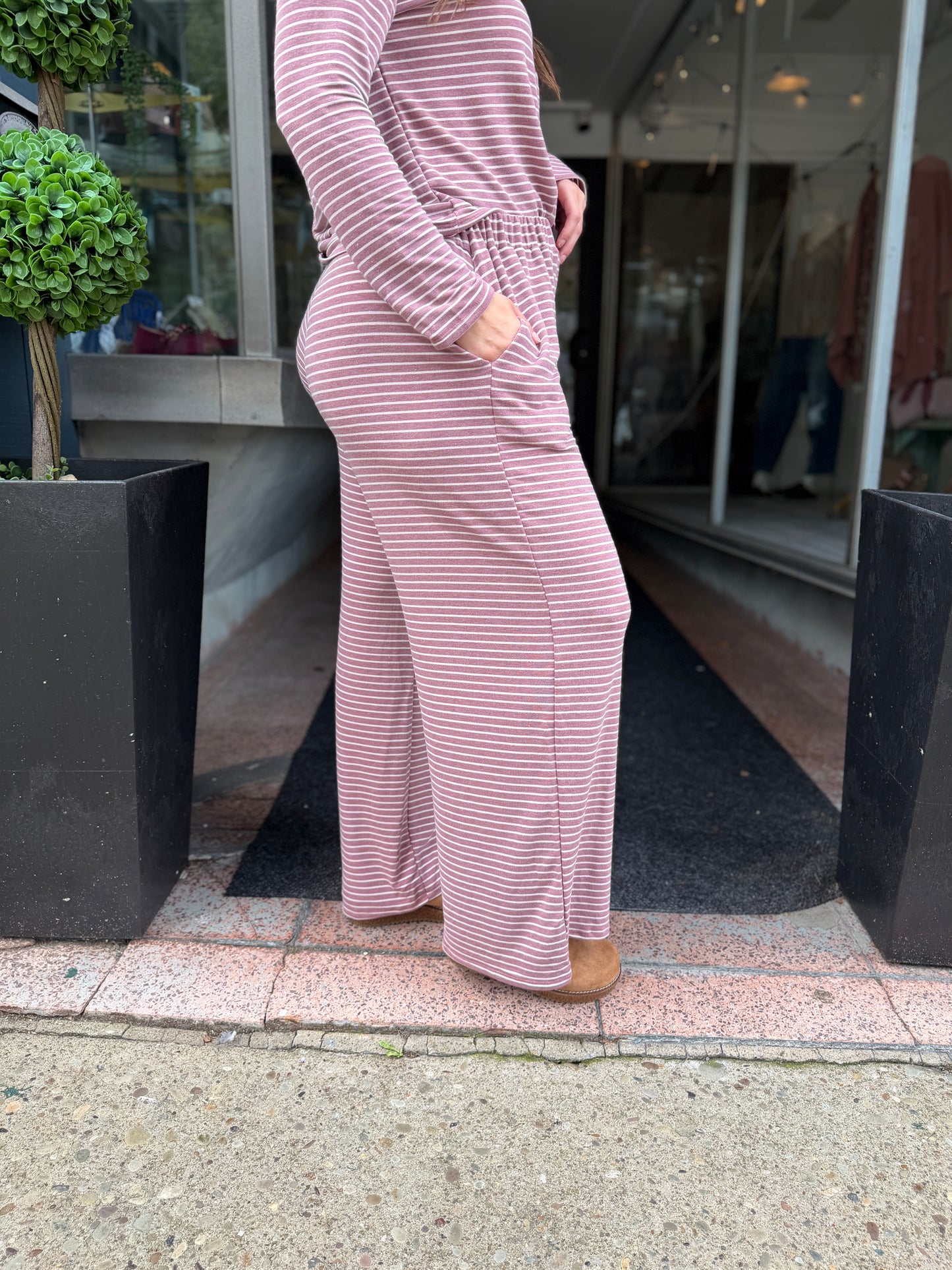 No Way Striped Pants
