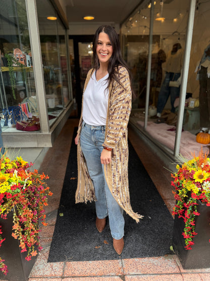 Subtle Shine Knit Cardigan