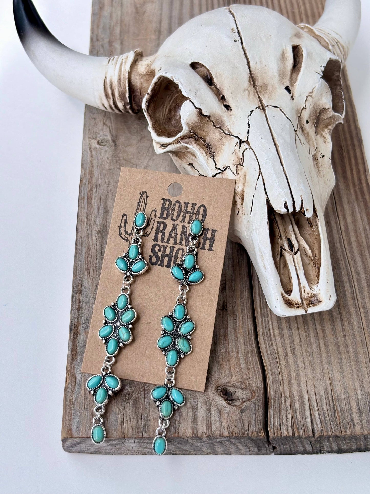 Turquoise Statement Earrings