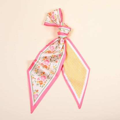 Endless Daydream Cream Twirl & Tie Scarf
