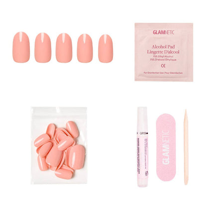 Peach Coral Press-On Nails