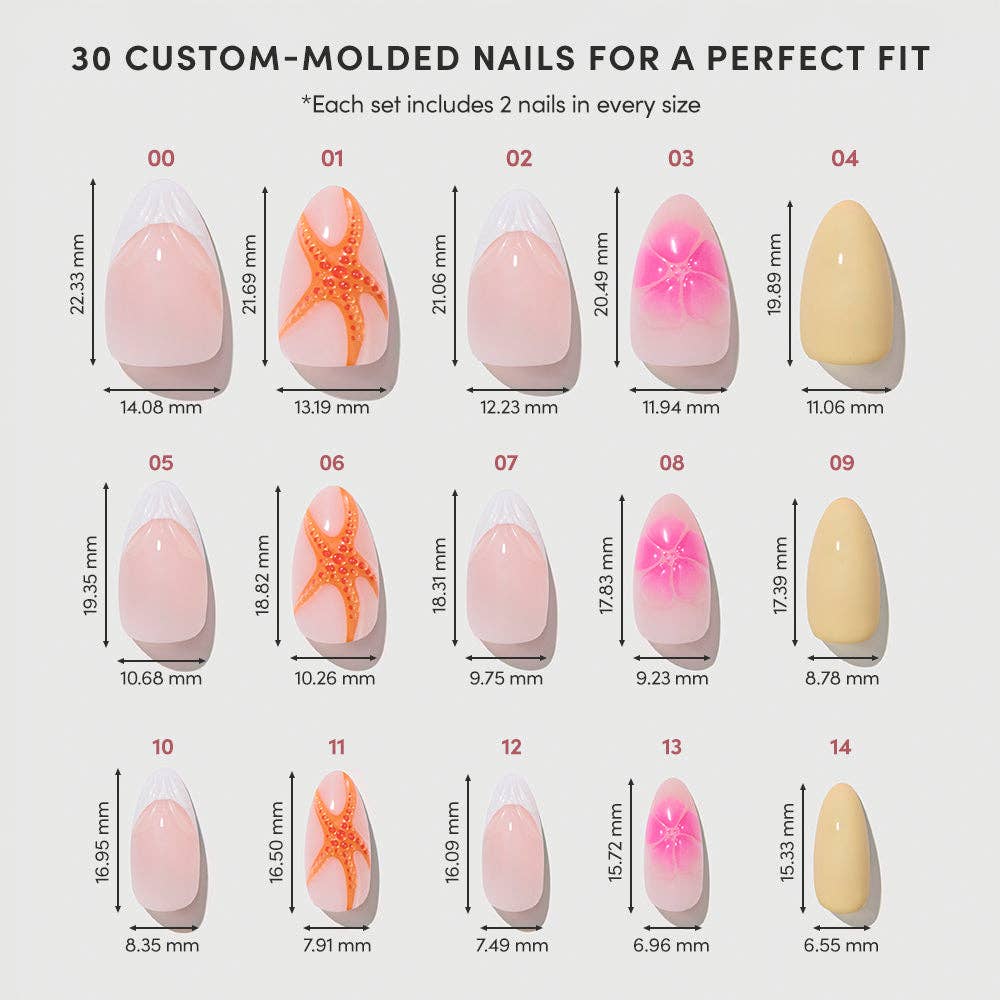Sunset Tide Press-On Nails