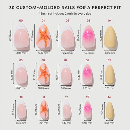 Sunset Tide Press-On Nails