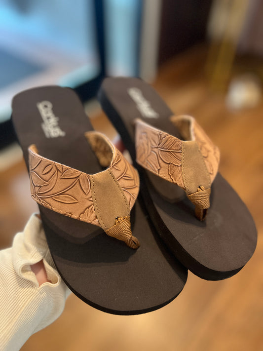 Corkys Summer Break Flip Flops