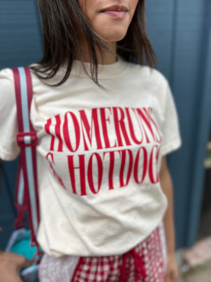 Home Runs & Hot Dogs Tee