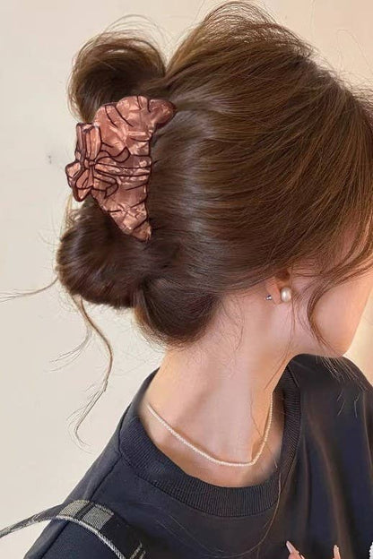 Coffee & Croissant Claw Clips