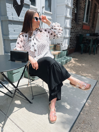 Classy You Polka Dot Blouse