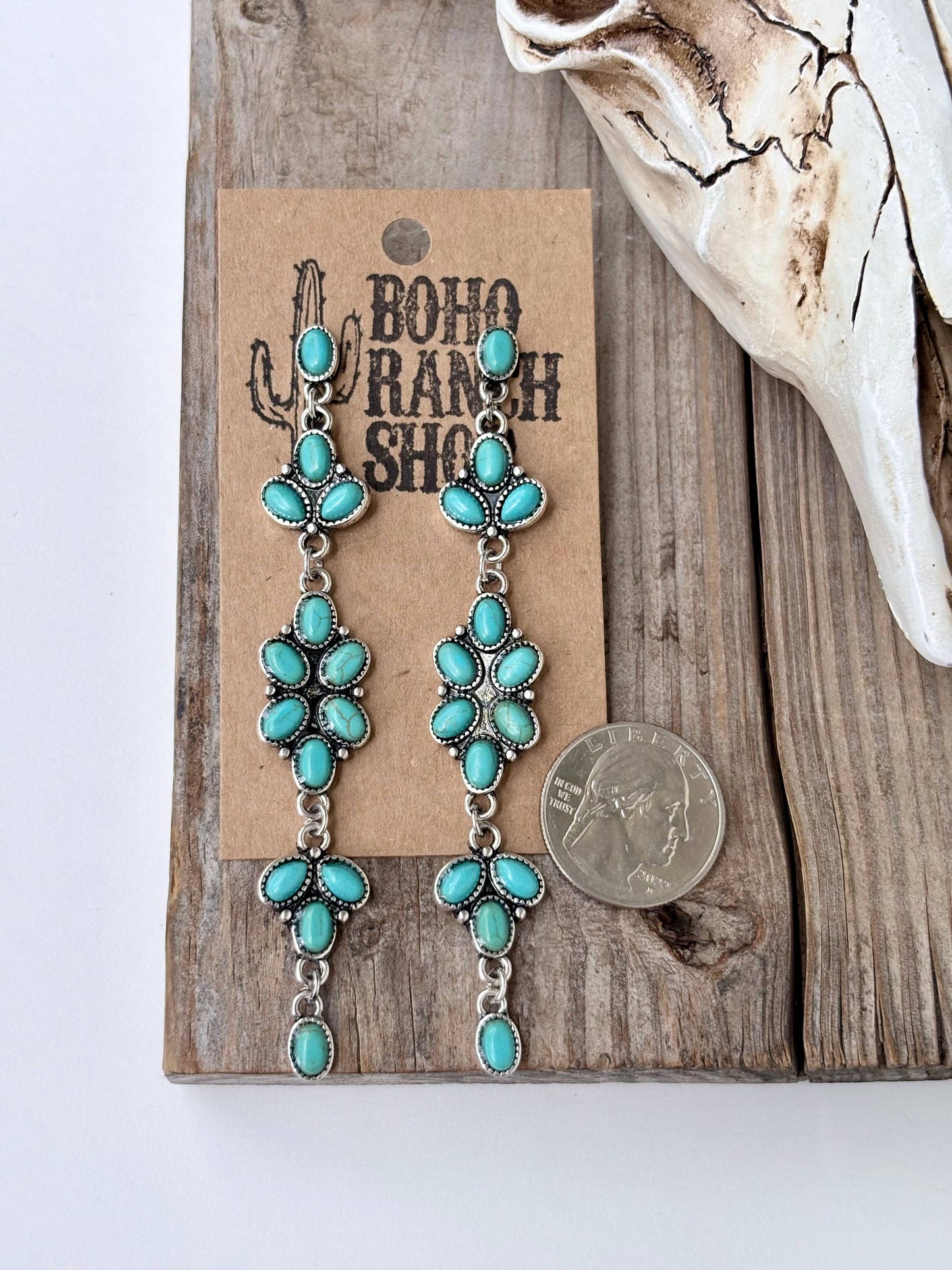 Turquoise Statement Earrings
