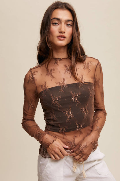 Head Turner Sheer Top