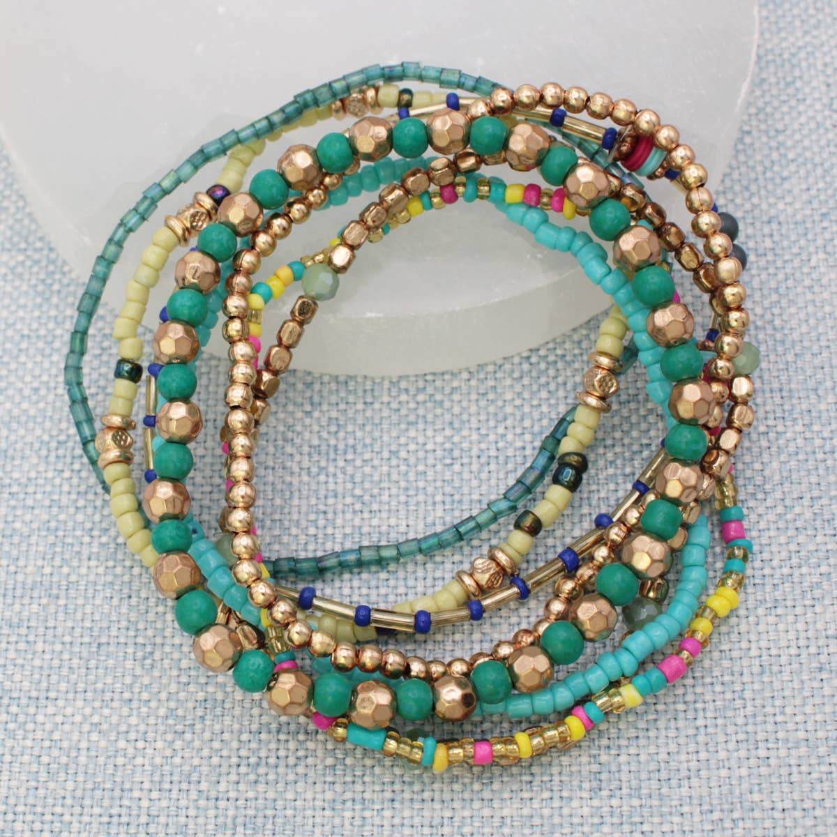Summer Splash Stretch Bracelet Set