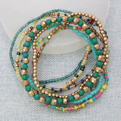 Summer Splash Stretch Bracelet Set