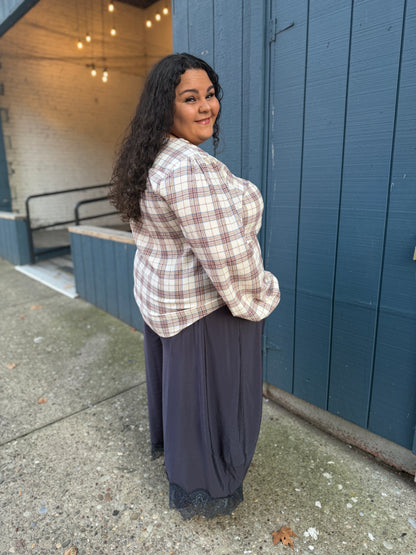 Hometown Checker Blouse