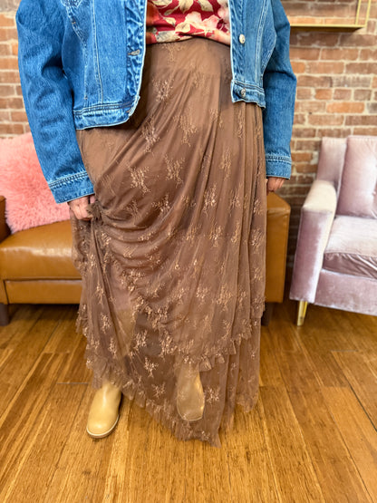Wuthering Heights Lace Skirt