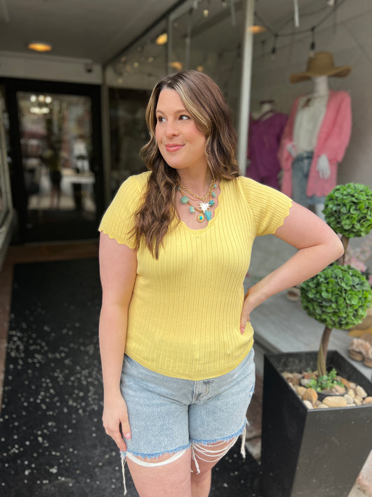 Springtime Sunshine Top