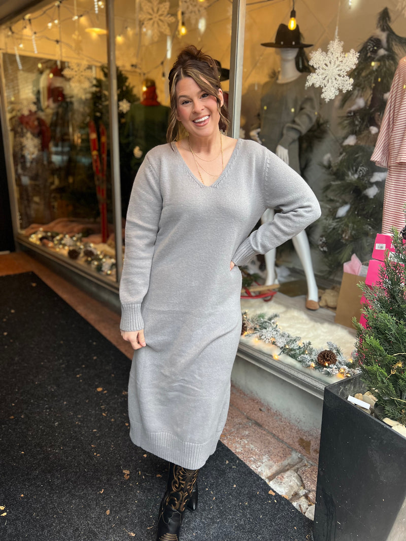 So Chilly Sweater Dress