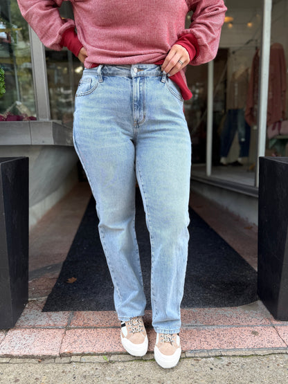 JB Midrise Rigid Straight Jeans