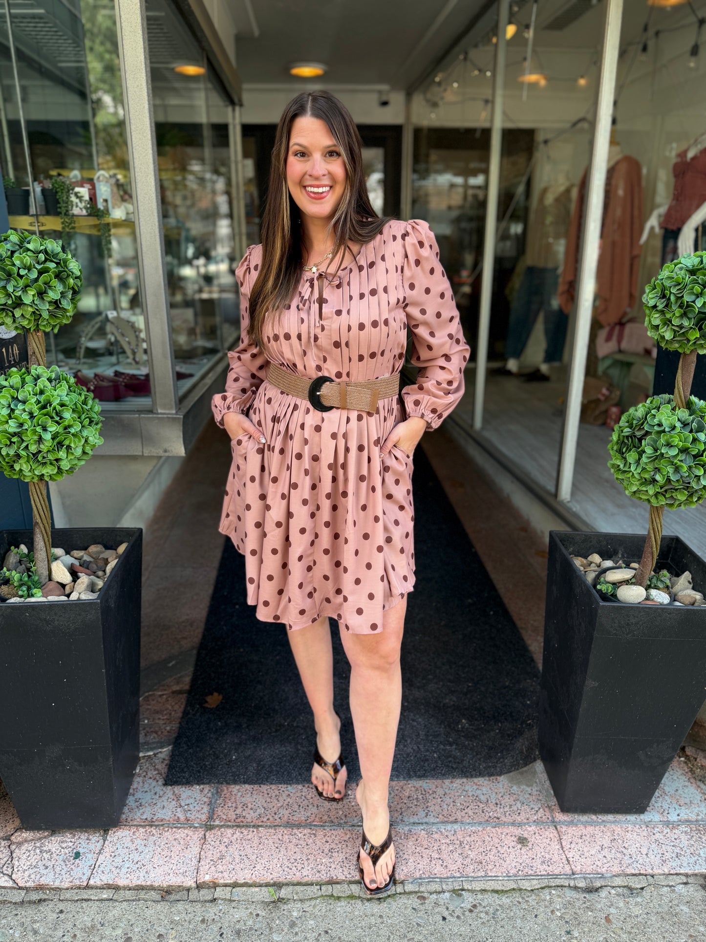Feel Good Polka Dot Dress