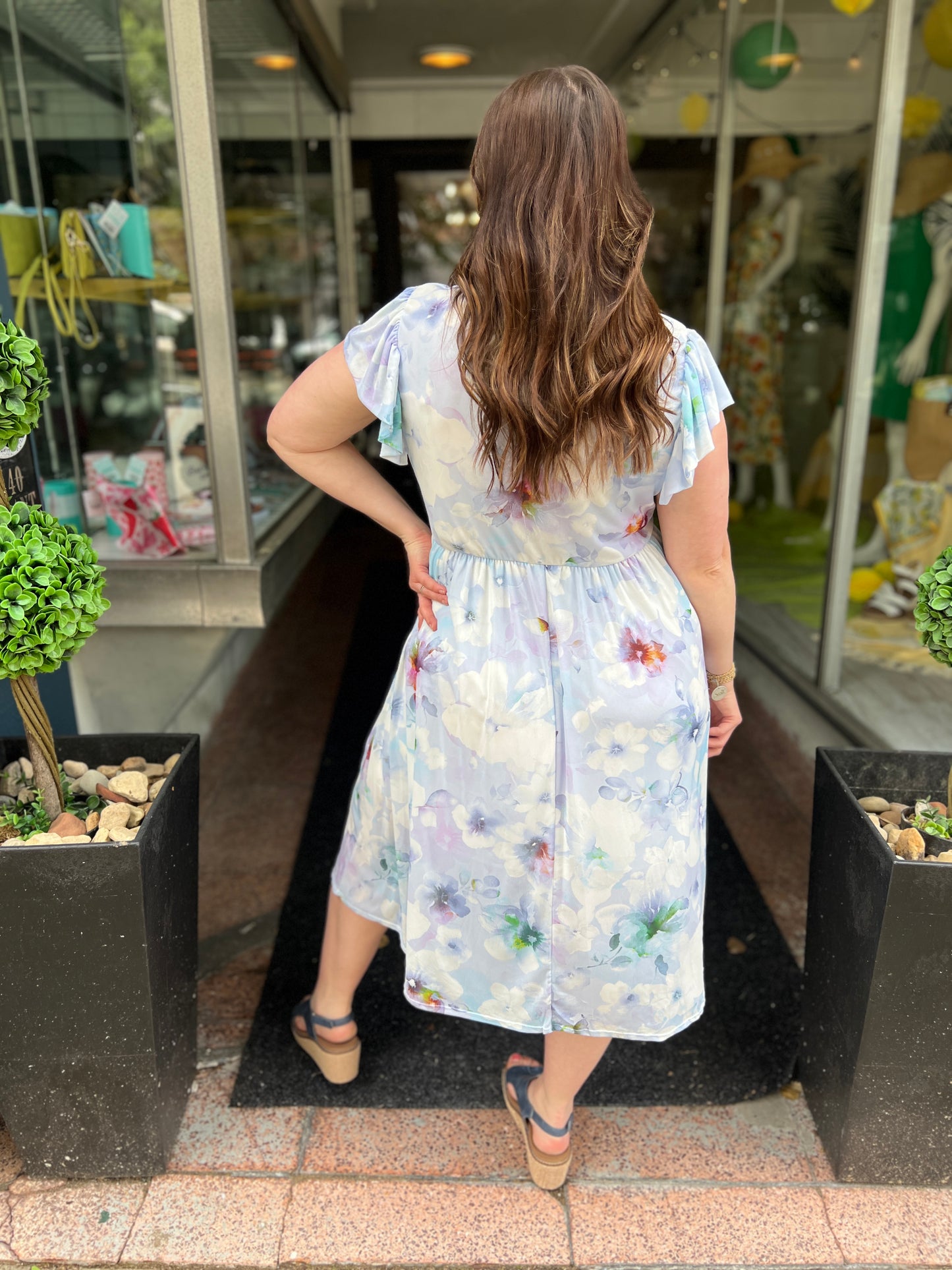 Clear Skies Midi Dress