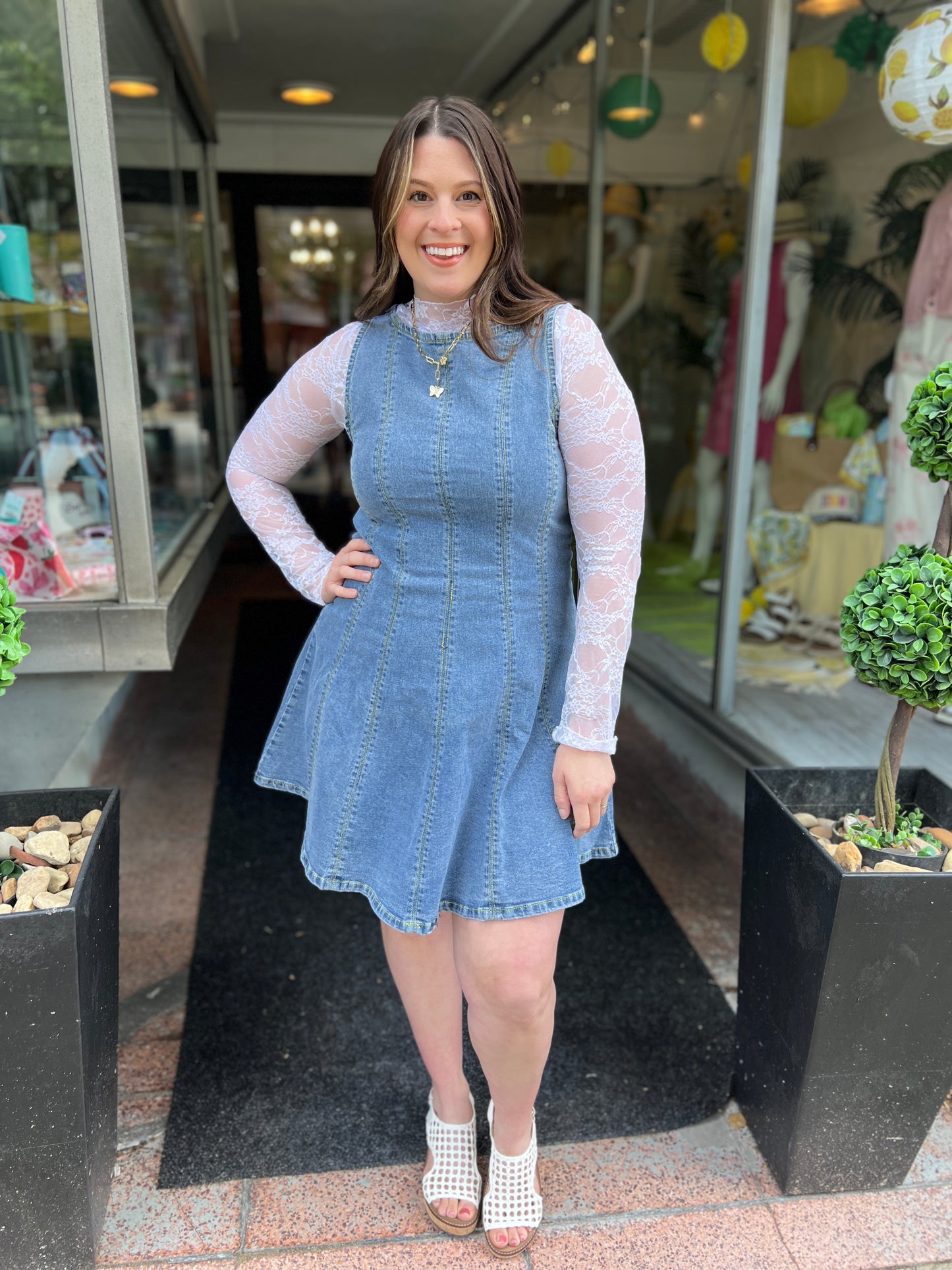 Whatever I Want Denim Dress