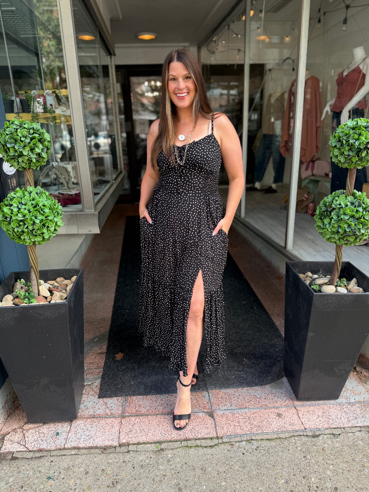 Pop Off Polka Dot Dress