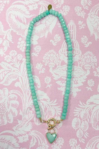 Connie Necklace- Light Blue
