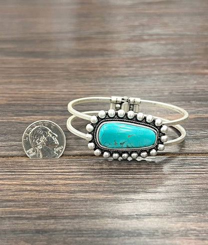 Western Turquoise Cuff Bracelet