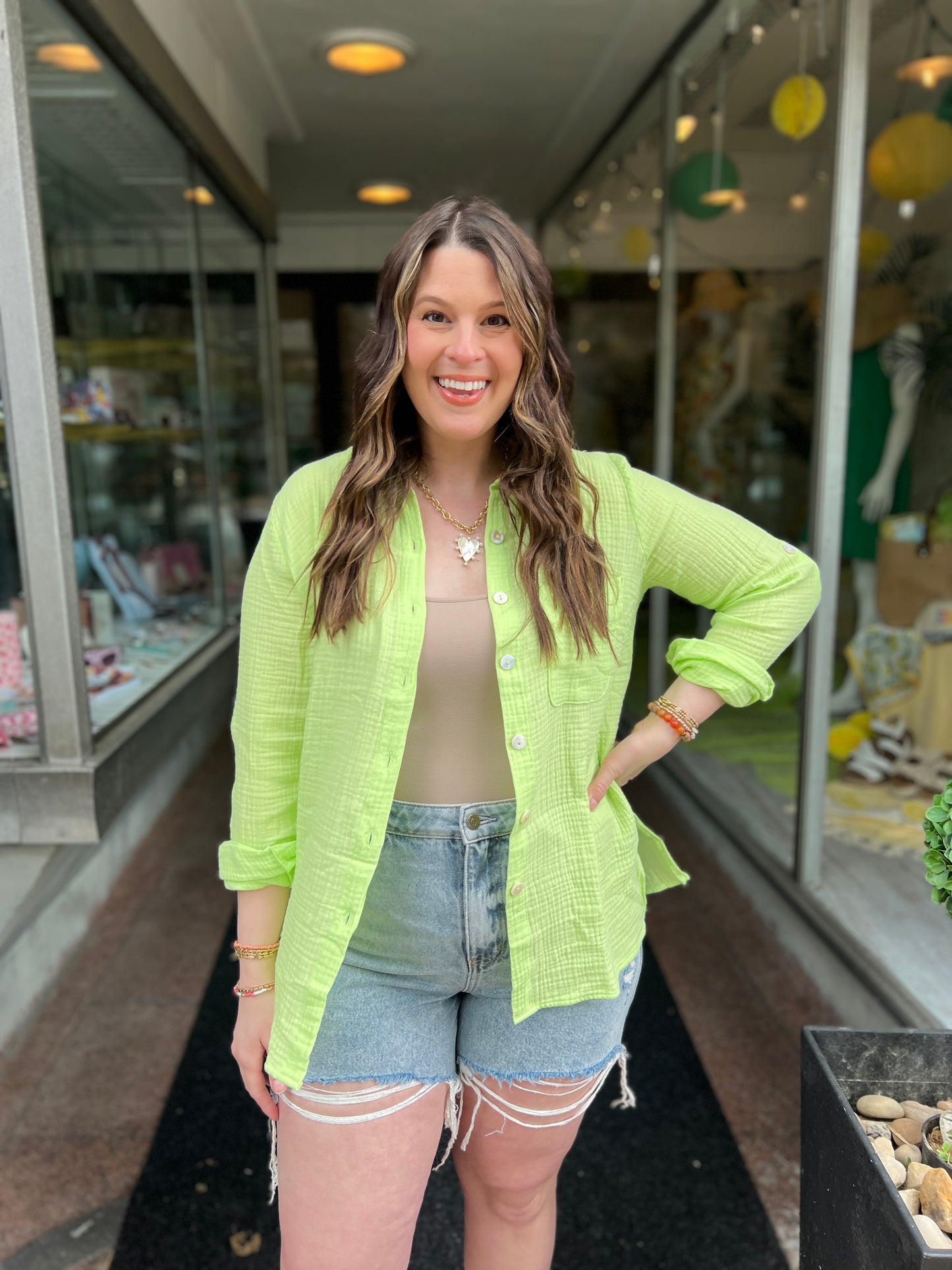 Celia Button-Up Top