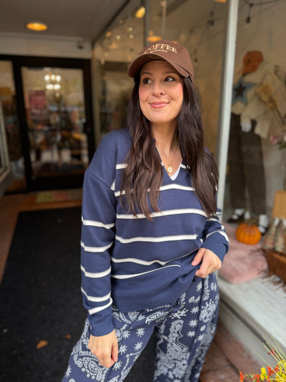Rest Assured Stripe Sweater