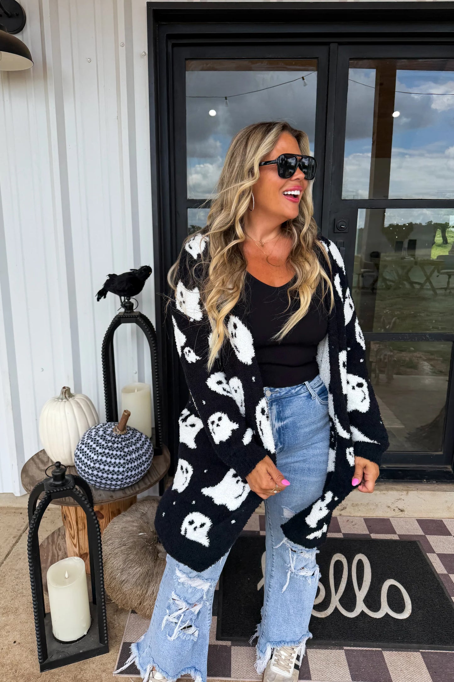 PREORDER - Boo Crew Reversible Cloud Cardigan