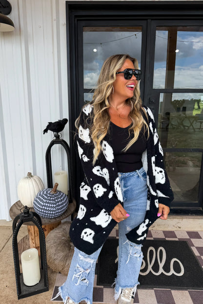 PREORDER - Boo Crew Reversible Cloud Cardigan