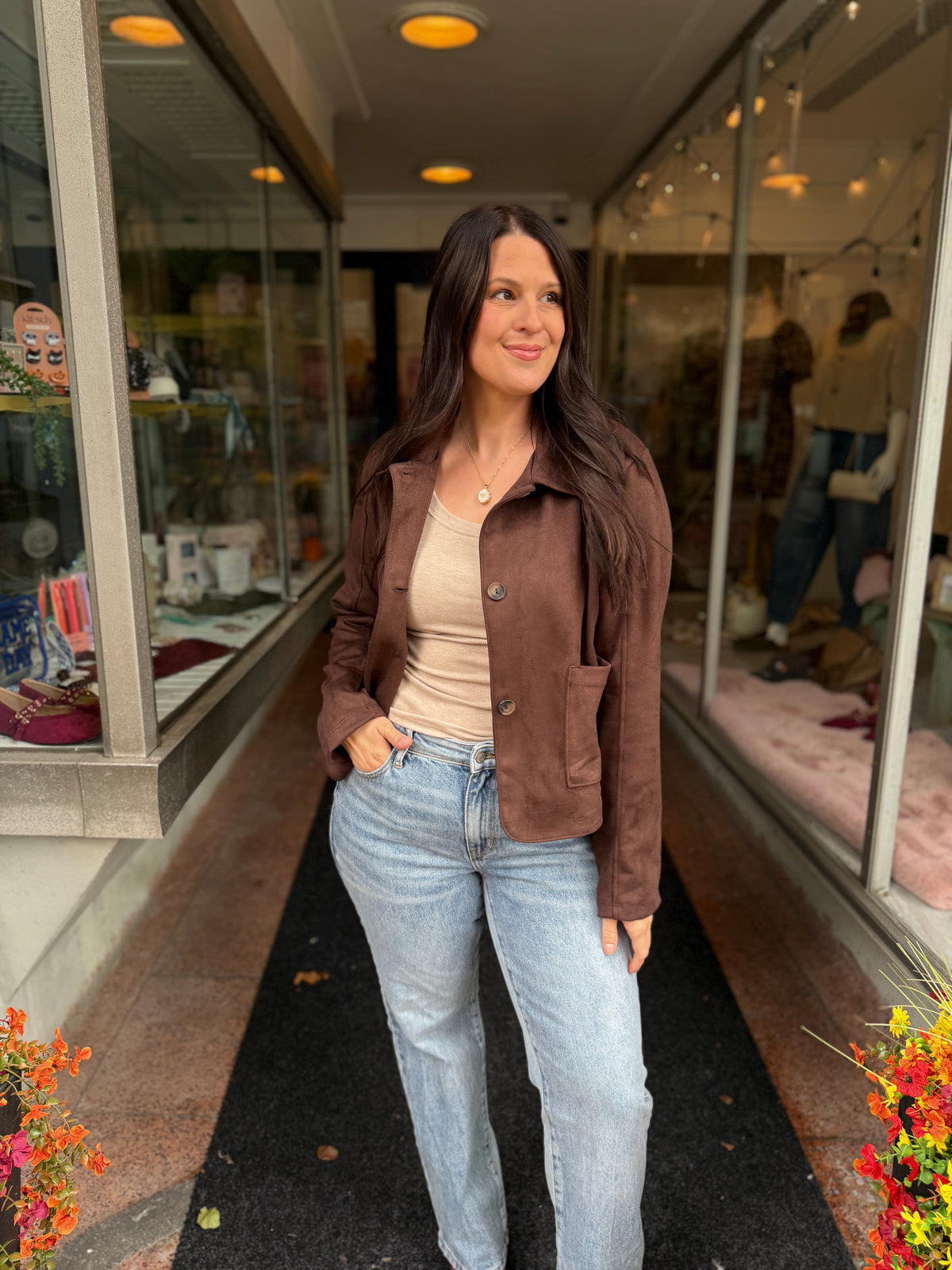 Now and Then Suede Jacket