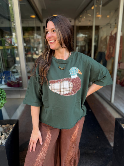 Patchwork Duck Tee