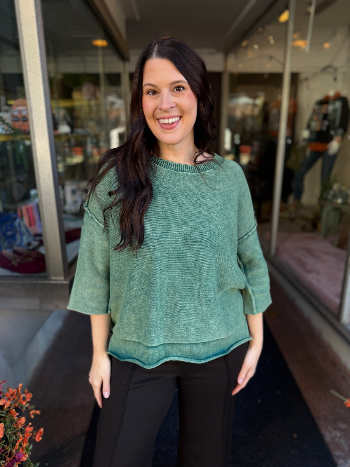 Be Serious Boxy Sweater