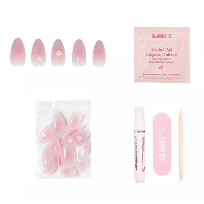 Lovers Knot Press-On Nail Set