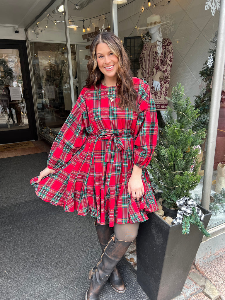 Perfectly Plaid Mini Dress