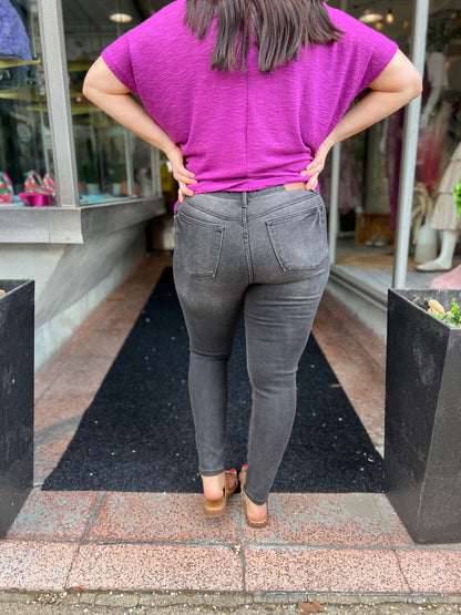 JB Black Midrise Skinnies