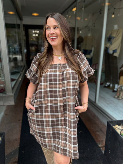 Dream In A Dream Plaid Dress
