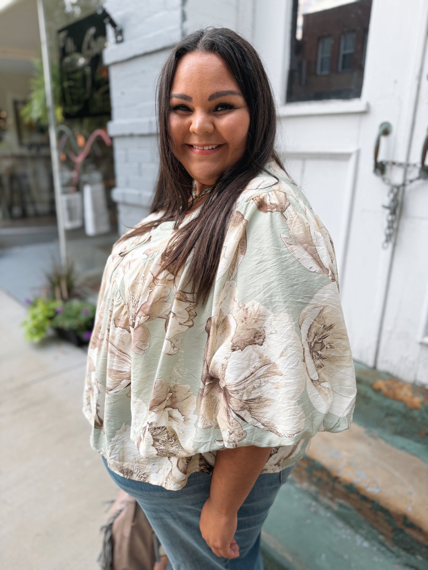 Got Your Back Floral Blouse