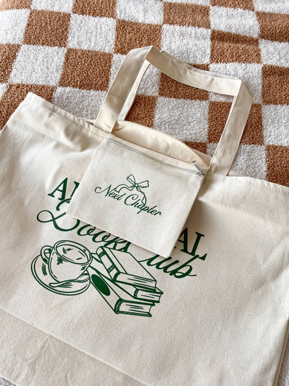 Anti Social Book Club Canvas Tote Bag