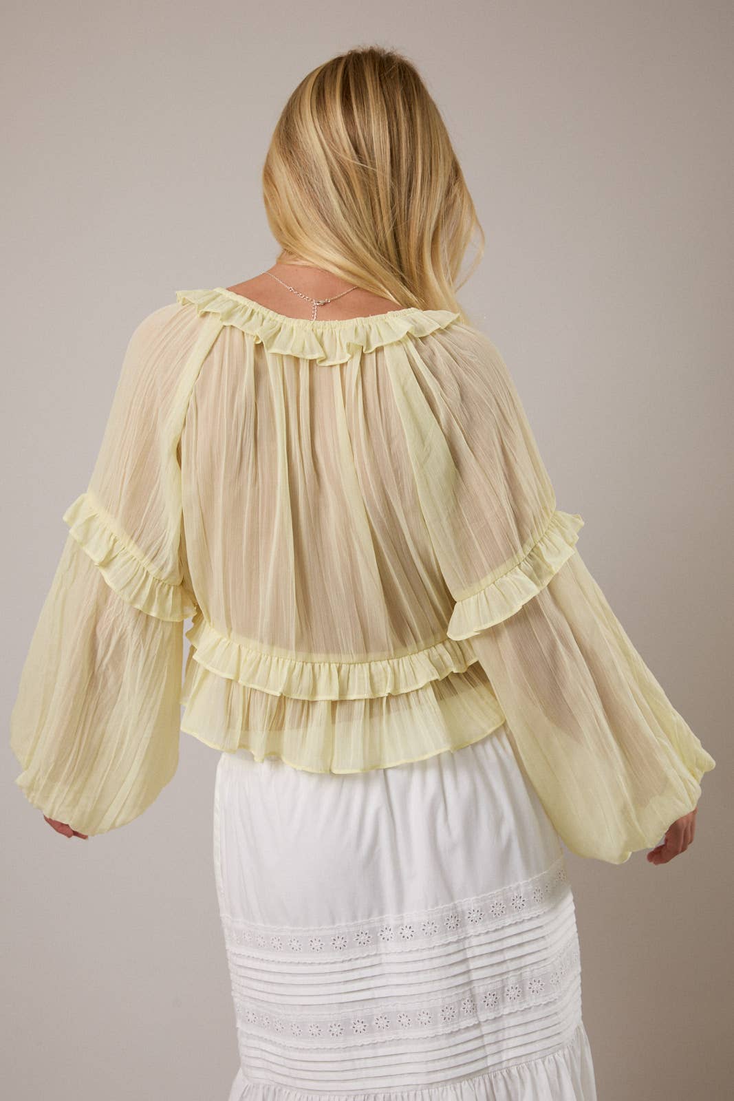 Levitating Ruffle Blouse