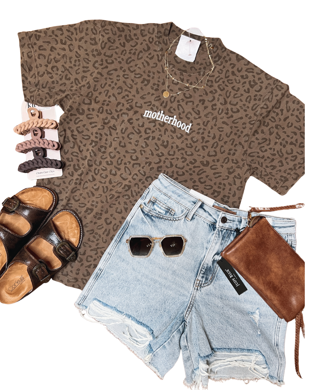 Motherhood Leopard Tee